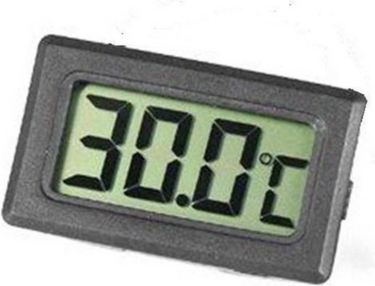 Scoby - Digitale Thermometer - Koelkastthermometer - Diepvriesthermometer - Digital Thermometer - Handzaam - Compact - Zwart