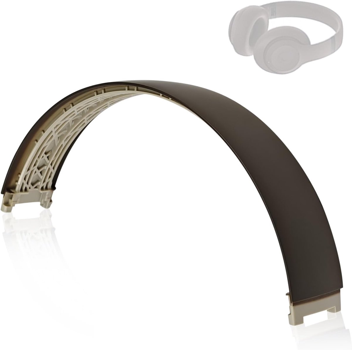 Studio Pro hoofdband bovenhoofdband, reparatieonderdelen, accessoires, compatibel met Beats Studio Pro 2023 (model A2924) en Studio 3 (model A1914) hoofdtelefoon (diepbruin)