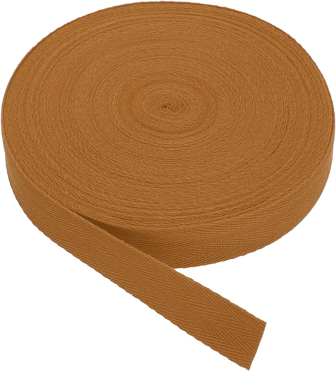 Katoenen keperstof tape 1 Inch 25 Yards Katoen Lint Bias Binding Tape Visgraat Webbing Trim voor Naaien Gift Wrapping Craft DIY Koffie