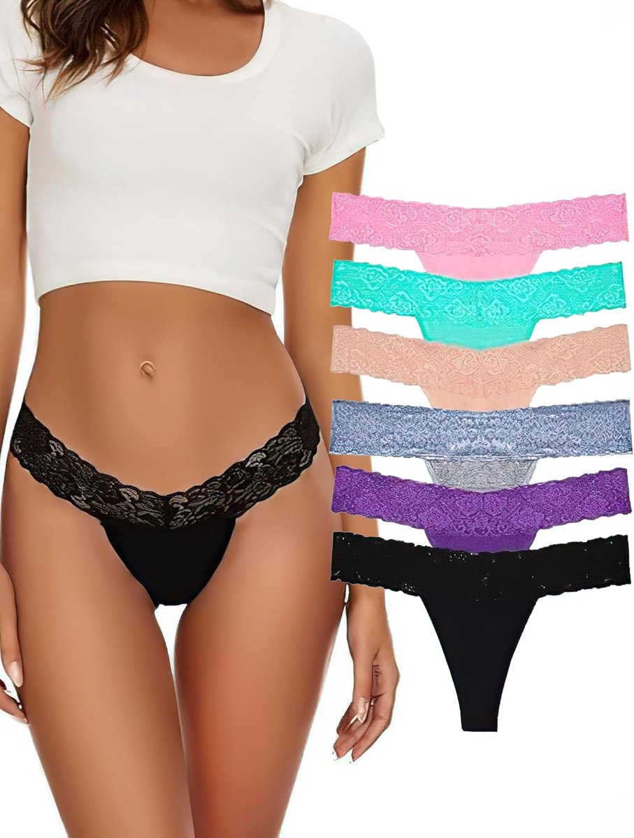 Tanga voor dames, katoen, sexy tanga, kant, ademend, set voor vrouwen, multipack string voor dames, onderbroek, kanten ondergoed