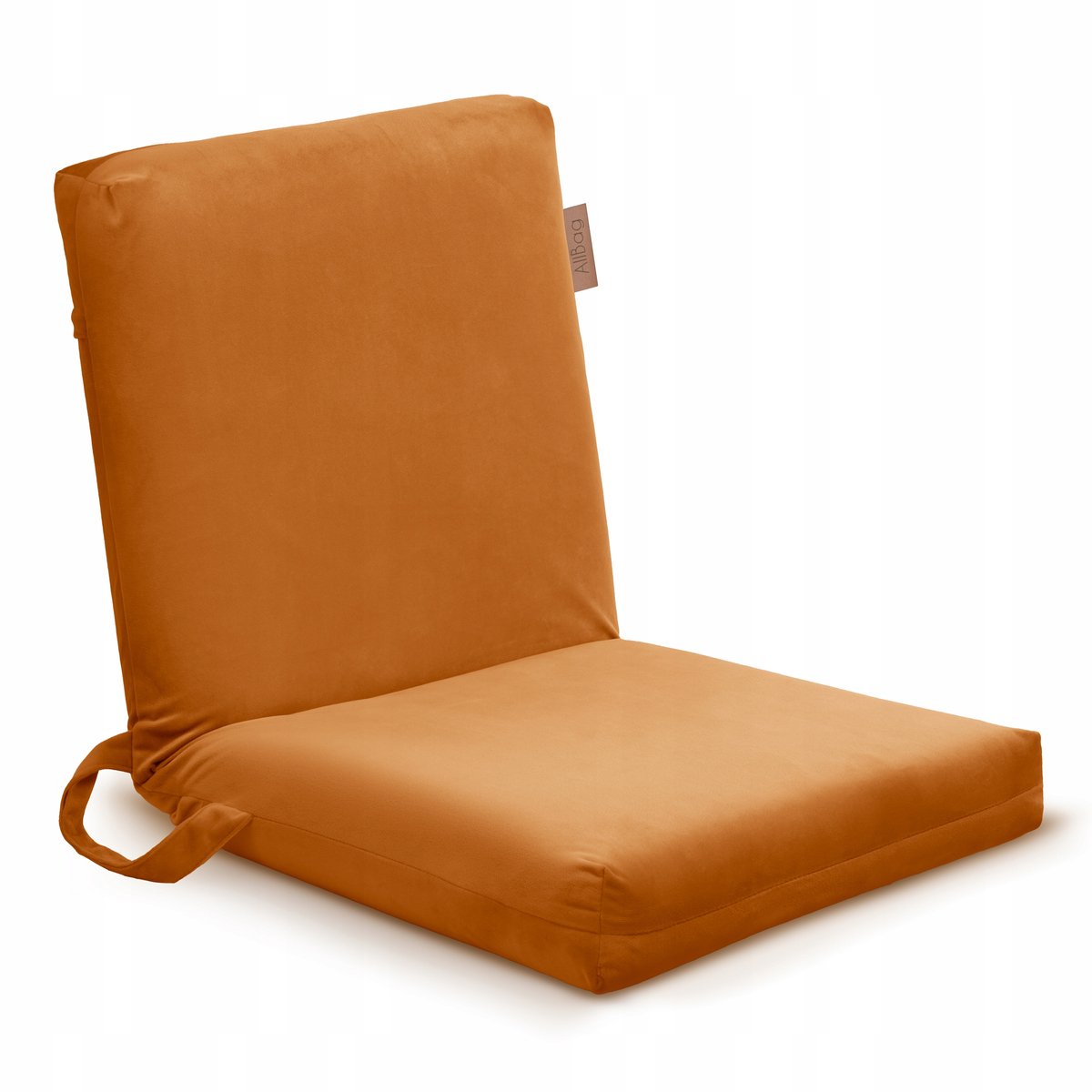 Opvouwbare Strandligstoel Oranje Velvet - Licht & Duurzaam