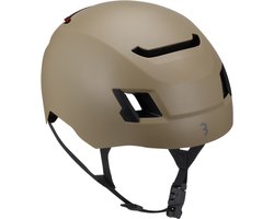 BBB Cycling BackStreet E-bike Fietshelm met Verlichting - Geavanceerde ERT Bescherming - Magnetische Fidlock Sluiting - Bruin - L - BHE-185