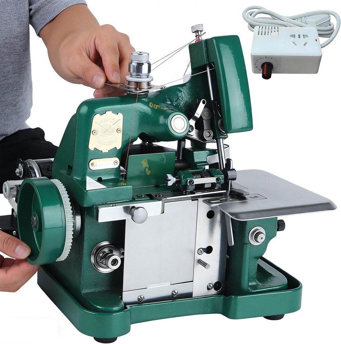 Overlockmachine - Lockmachine Lockmachine - Naden Verstevigen - Snel 3000 Steken - 13.5 kg - Wit
