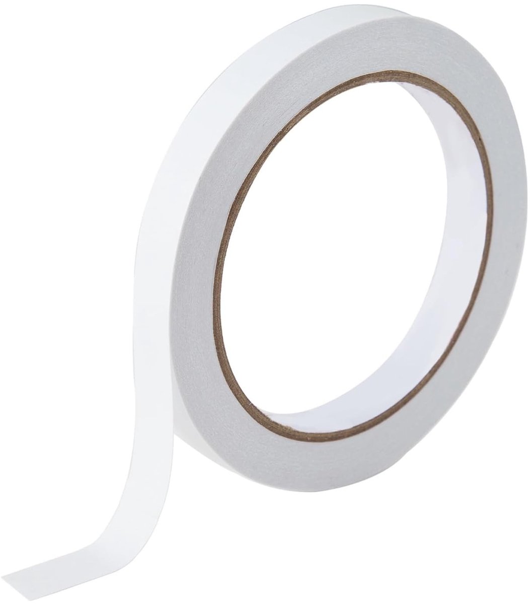 SolidKeus - Dubbelzijdig Plakband van Sterk Textiel 1.2 cm x 50 m