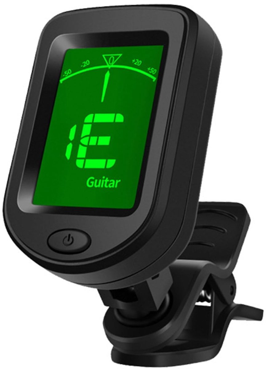 SolidKeus - Digitale Clip-On Tuner voor Gitaar, Ukulele en Meer