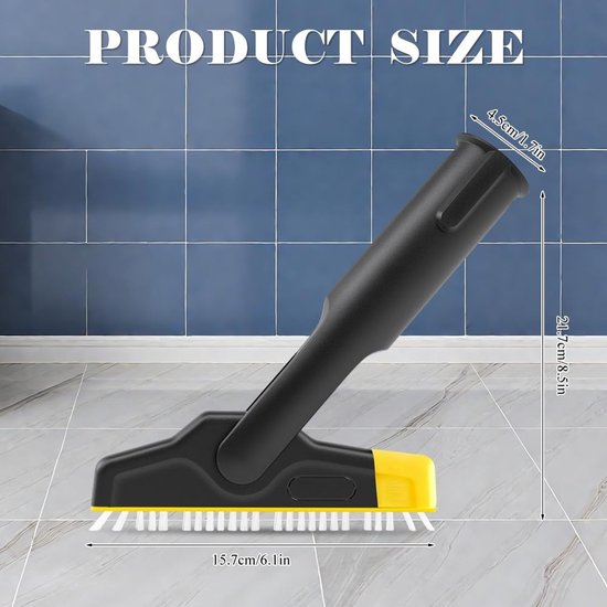 SolidKeus - XXL Voegenborstel voor Stoomreiniger met Flexibele Borstel van Solidkeus — afbeelding 5