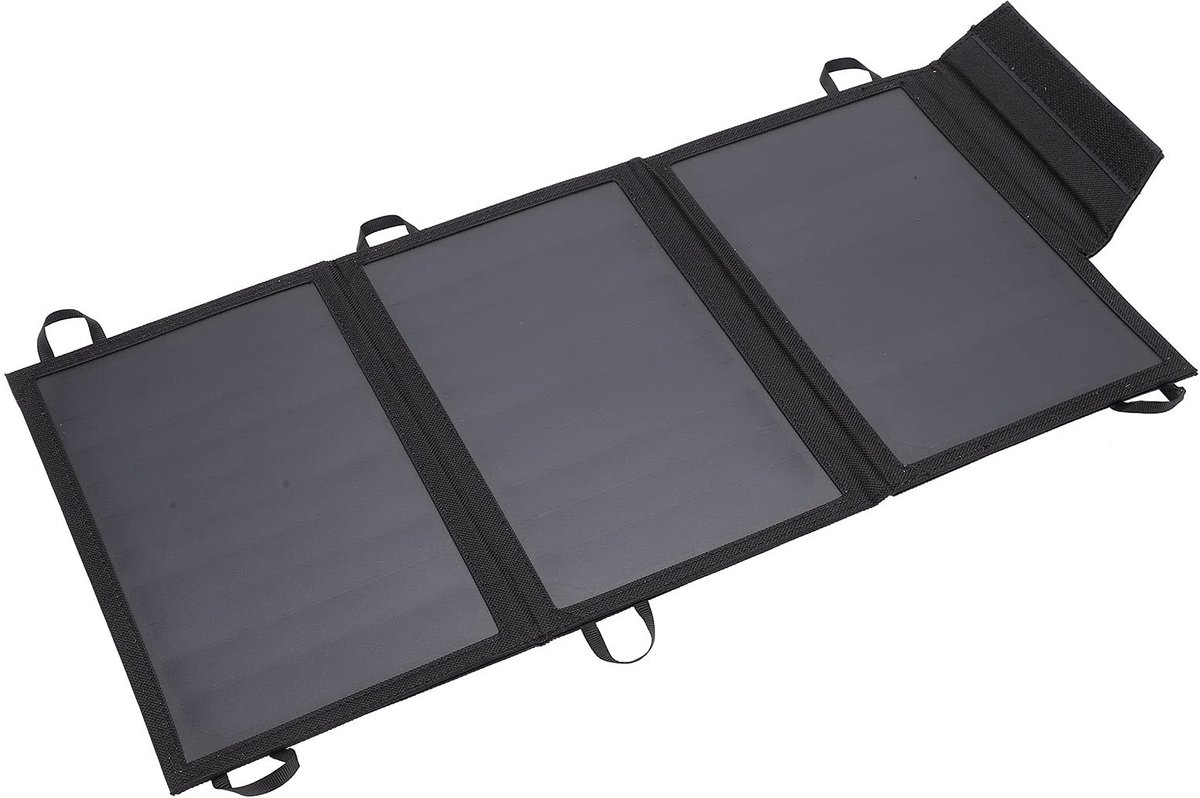 SolidKeus - 15W Opvouwbare Zonnelader met Dubbele USB-poorten