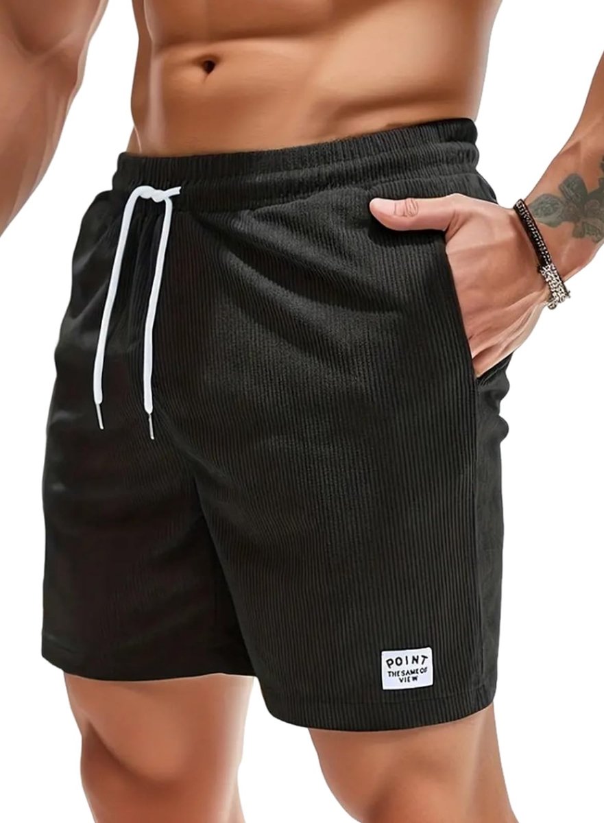 SolidKeus - Casual Zomer Shorts voor Heren, Mode Lounge Shorts met Zakken