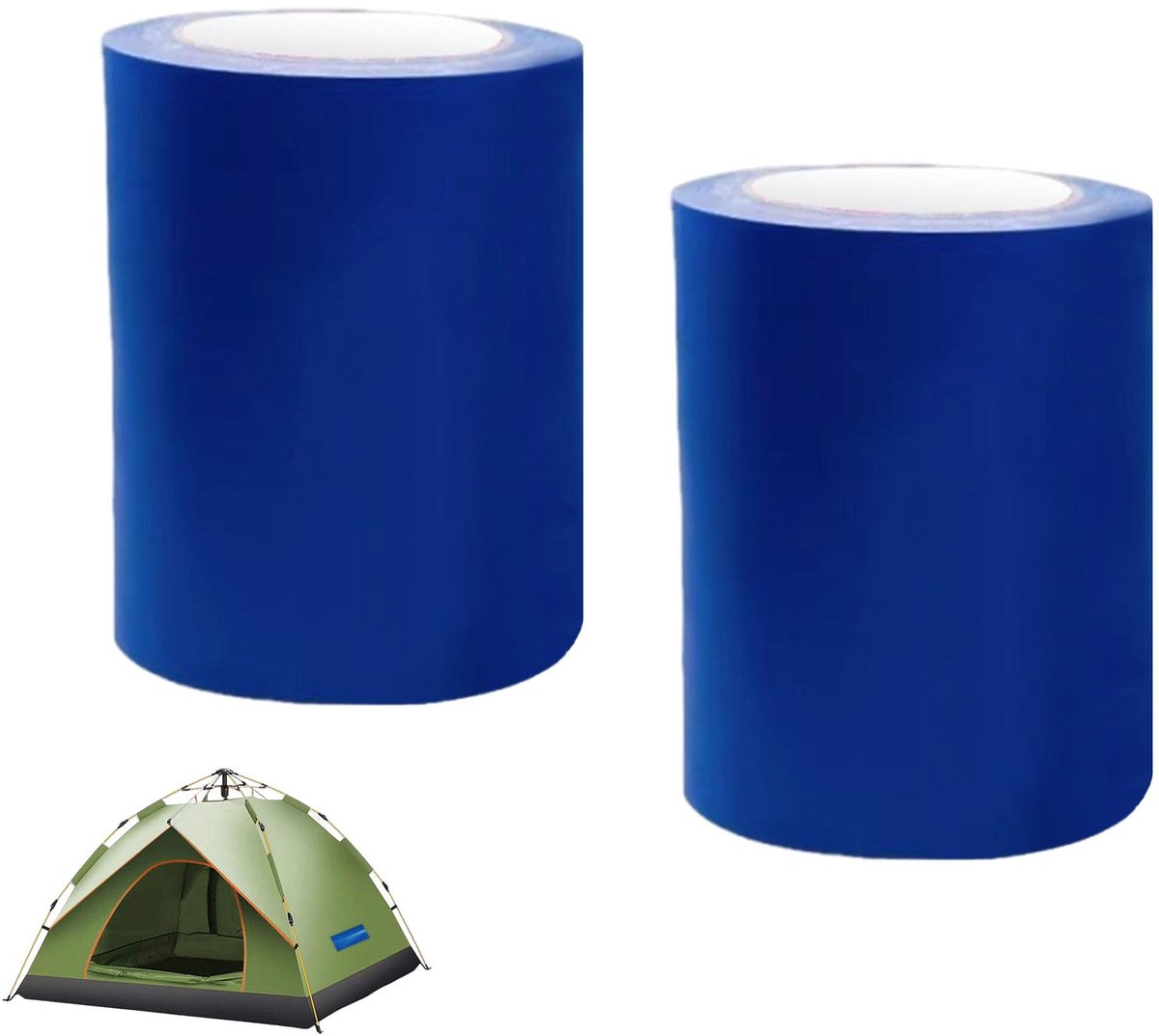 SolidKeus - Geweven Plakband Blauw 5 cm x 7,5 m