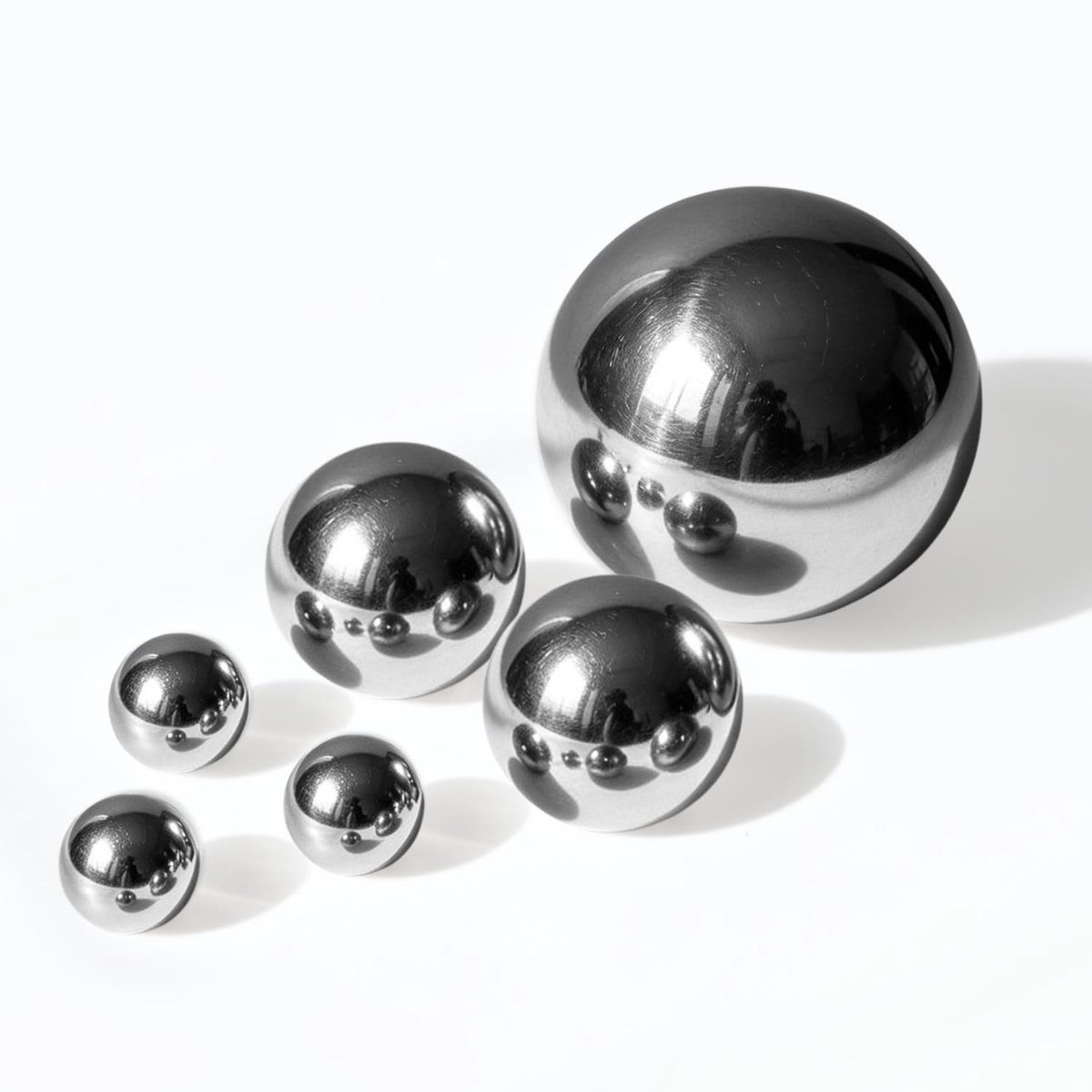 SolidKeus - Set van 6 RVS Decoratieve Ballen voor Tuin en Vijver
