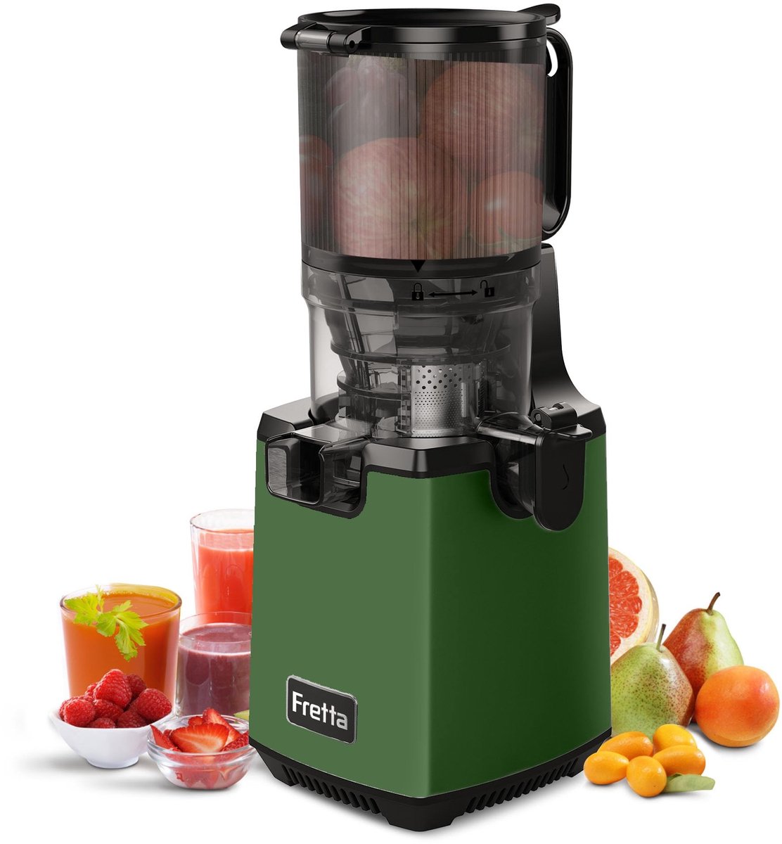SolidKeus - Slow Juicer voor Fruit en Groenten met 1.8L Capaciteit