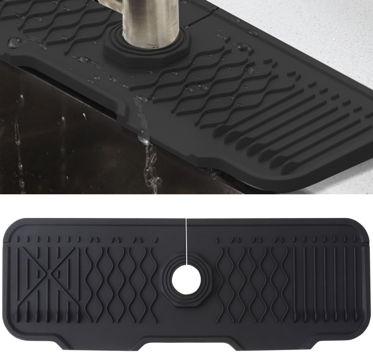 SolidKeus - Siliconen Tapmat voor Waterafvoer in Keuken en Badkamer