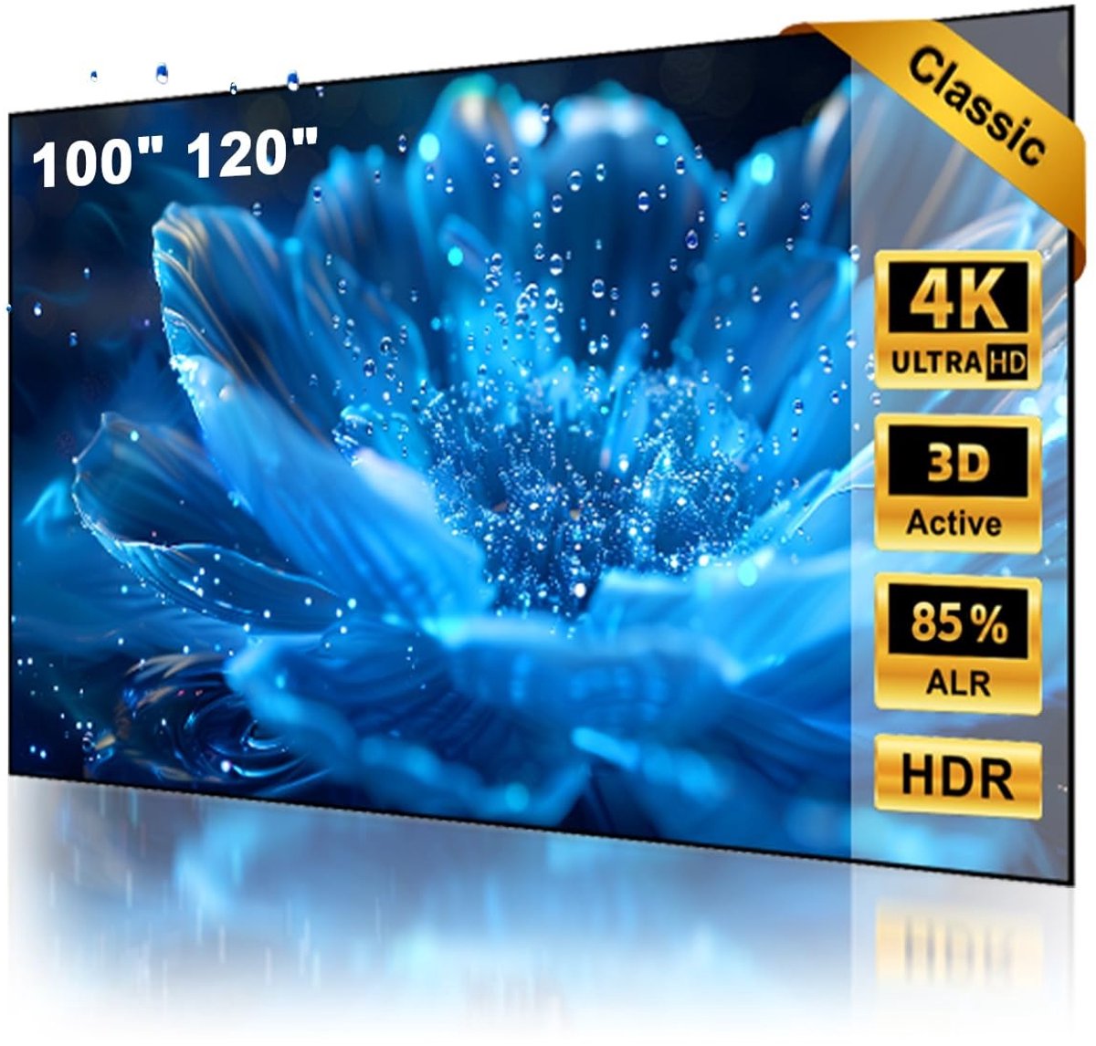 SolidKeus - Vast Frame Projectiescherm van 100 Inch voor Ultra Short Throw Projectors
