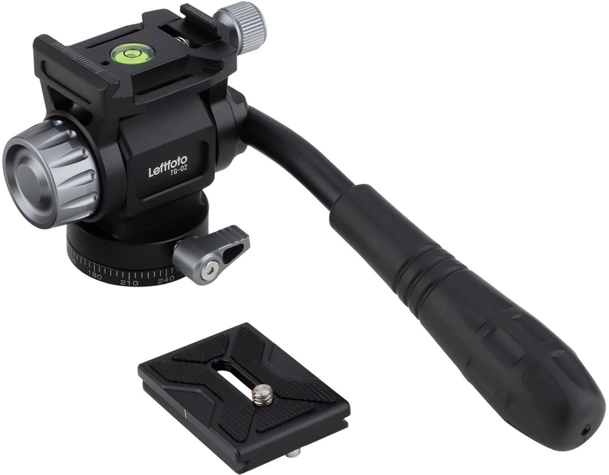 SolidKeus - Mini Statiefkop met Pan Tilt Head en Arca Swiss QR Plaat