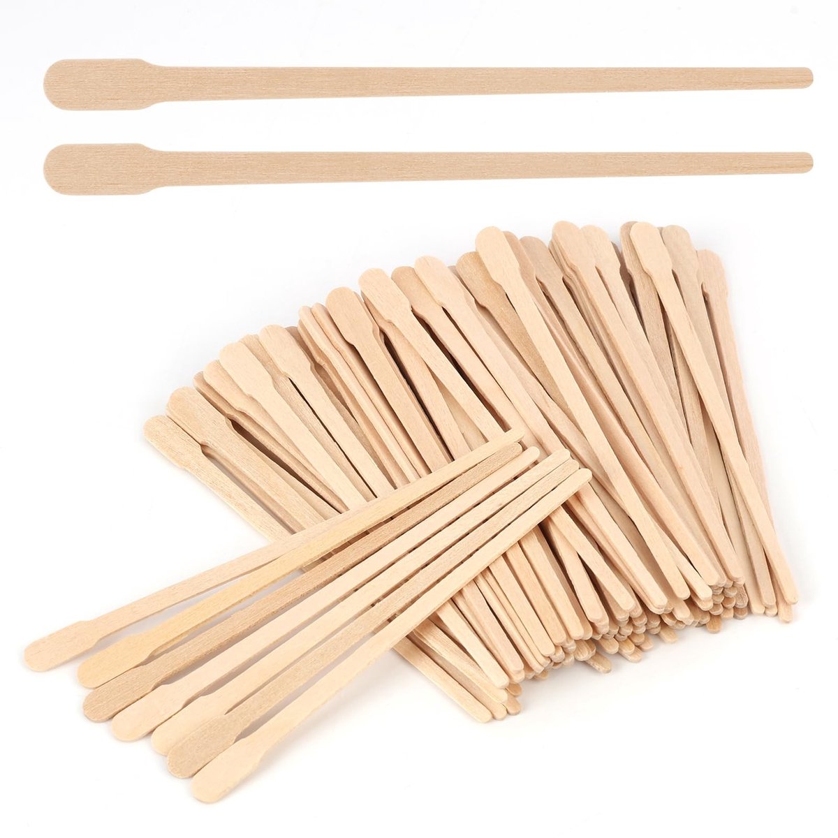 SolidKeus - 200 Stuks Houten Wax Sticks voor Precisie Haarverwijdering