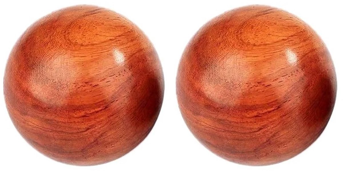 SolidKeus - Palissander Qi Gong Ballen voor Ontspanning en Meditatie