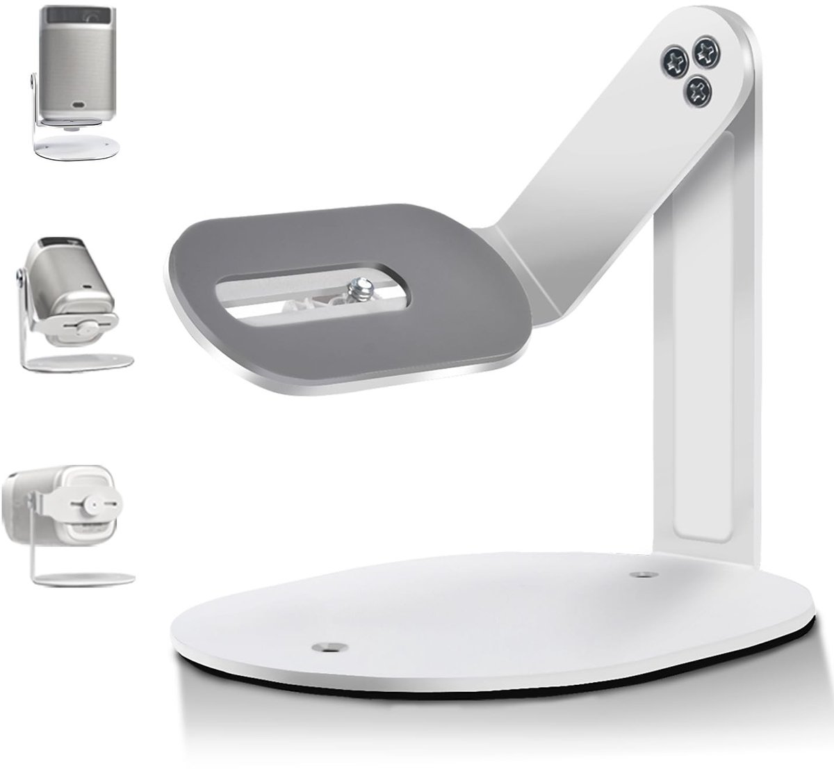 SolidKeus - Mini Projector Houder met 360° Rotatie en Universele Schroef