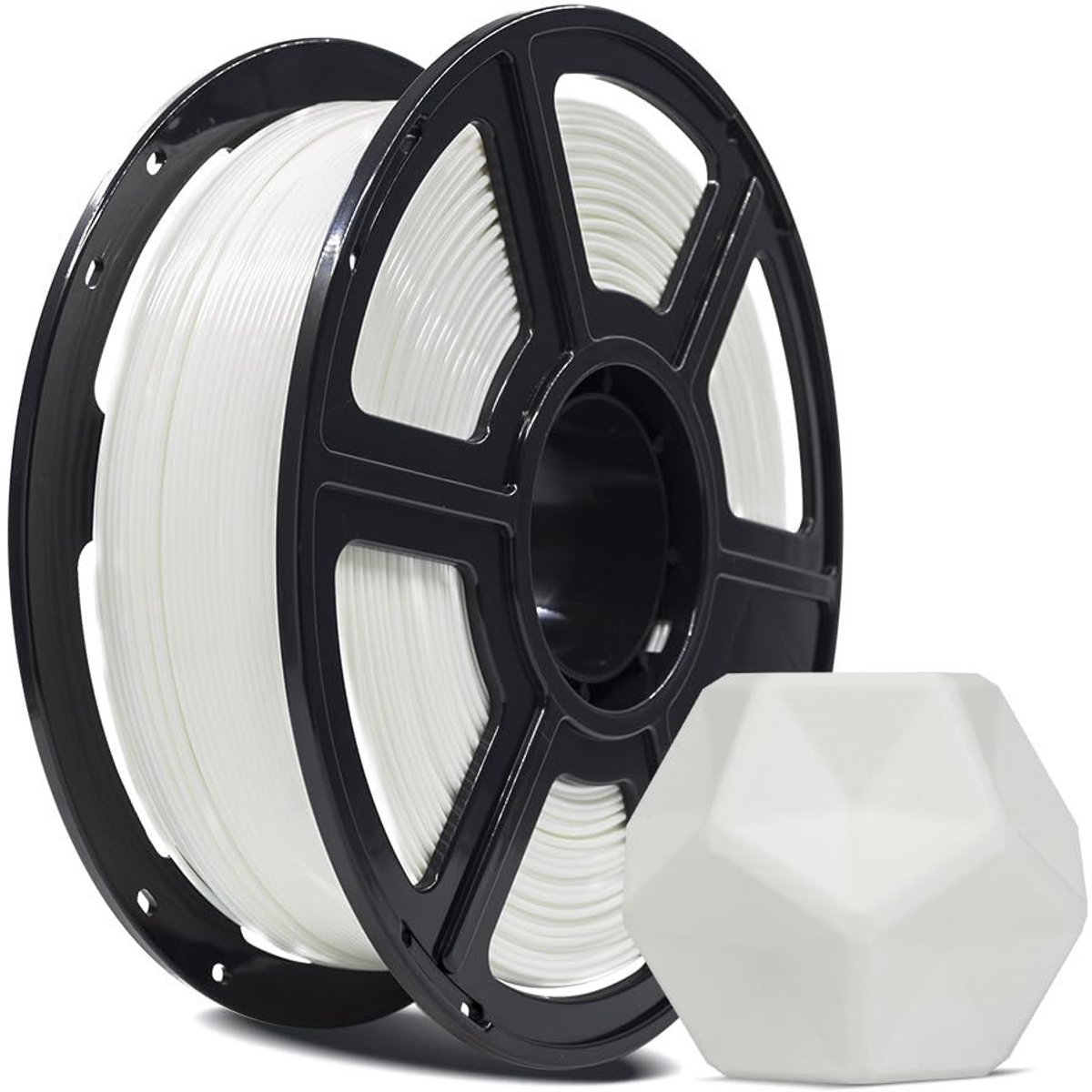 SolidKeus - PLA PRO Filament 1.75mm 1 kg, Wit voor 3D Printers