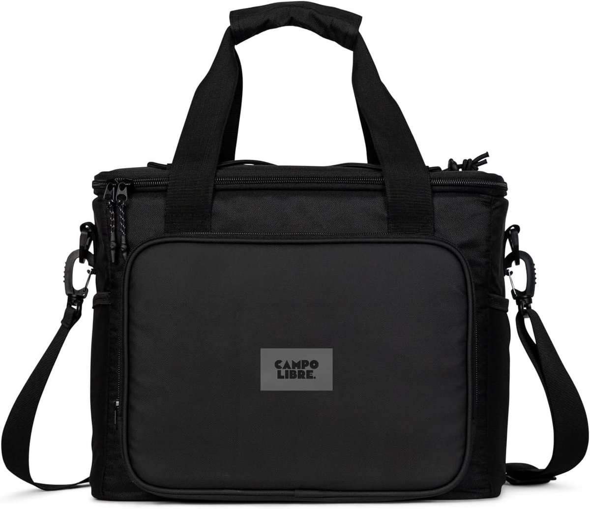 Campingkoeltas - Zwart - 30 liter - Waterdichte en Opvouwbare Thermotas - Voor Outdoor Gebruik
