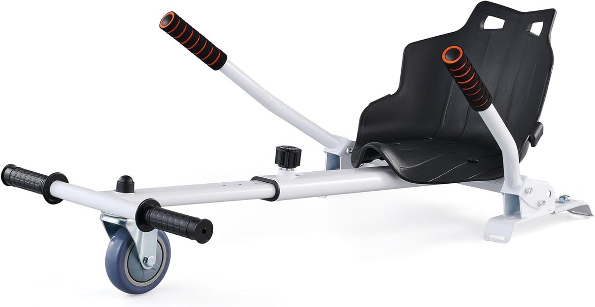 Hoverkart zitstoel voor hoverboard, hoverkart, zitscooter, Gokart, zitting voor zelfbalancing, compatibel met 16,5 cm, 20,3 cm en 25,4 cm, scooter voor volwassenen en kinderen