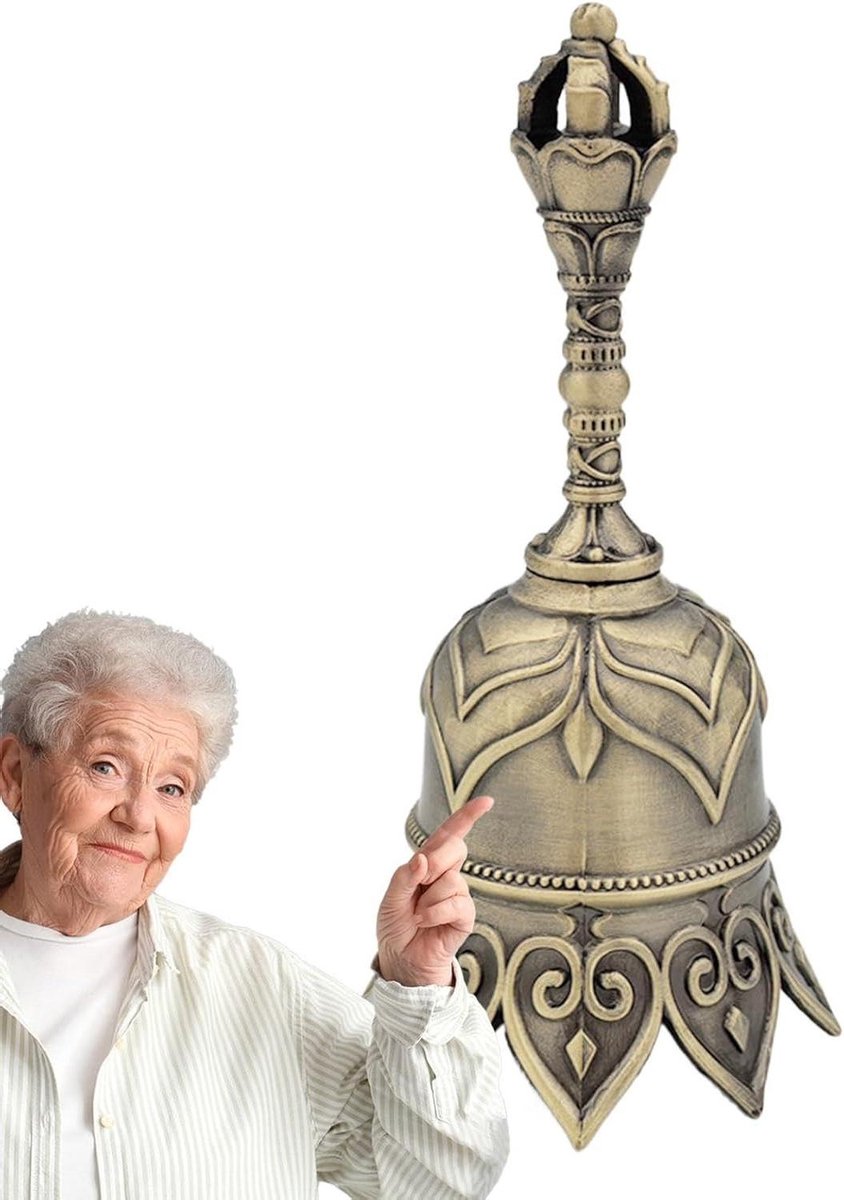 Handbel voor Senioren - Noodbel Bed - Hulpgeroepen Ouderenzorg - Luid en Helder Geluid