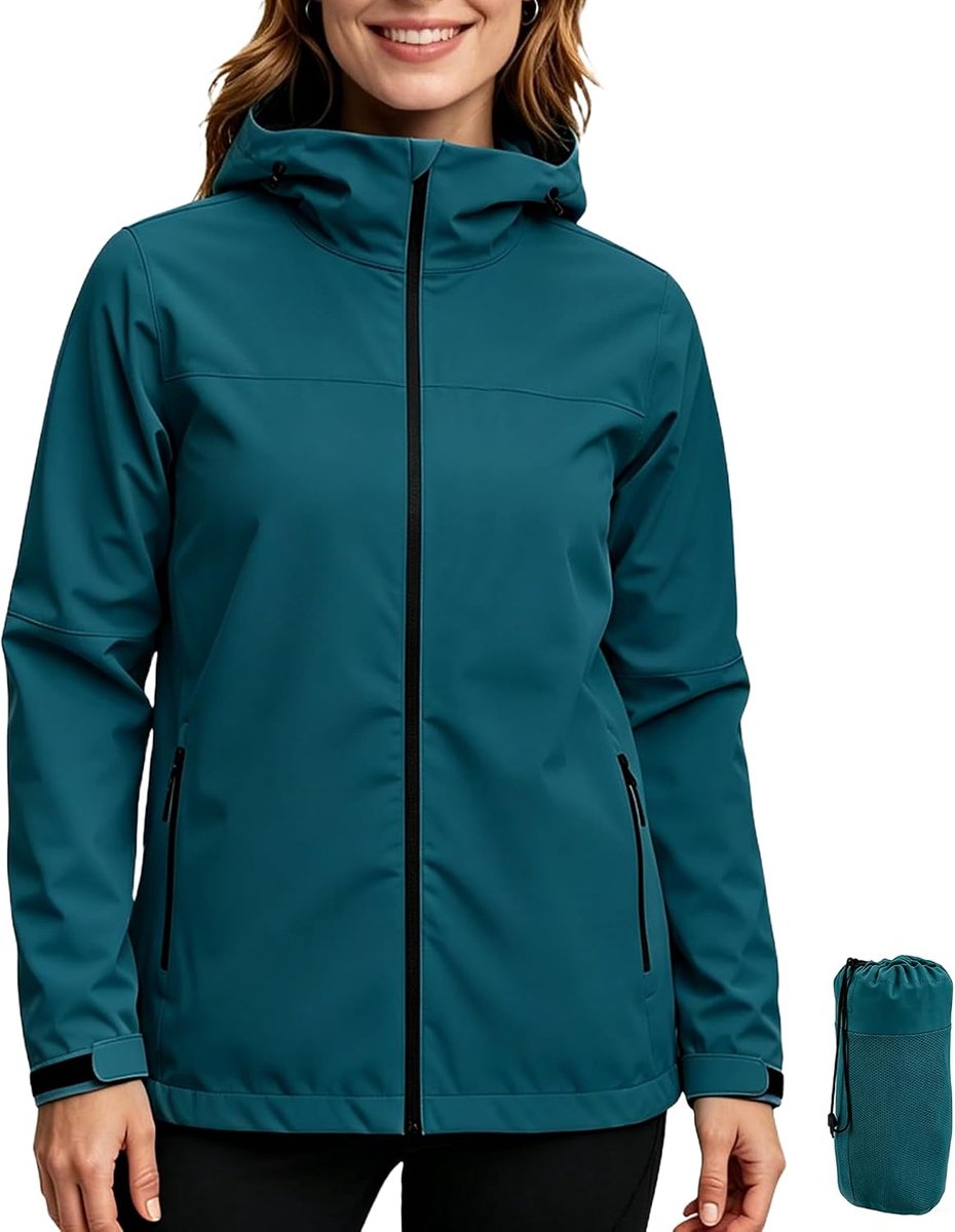 Dames Waterdichte Lichtgewicht Regenjassen voor Dames Regenjassen met Capuchon voor Fietsen Wandelen Klimmen