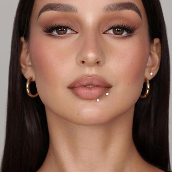 Chirurgisch staal, neuspiercing, oorpiercing, helix, kraakbeen, tragus, piercing, labret, lip, oorpiercing, neus, kraakbeen, oorbellen, piercing, 9 stuks — afbeelding 3