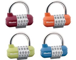 MasterLock 1534 EURD Pro Sport - Hangslot - Slot met 4-cijfer en letter combinatie - Per stuk