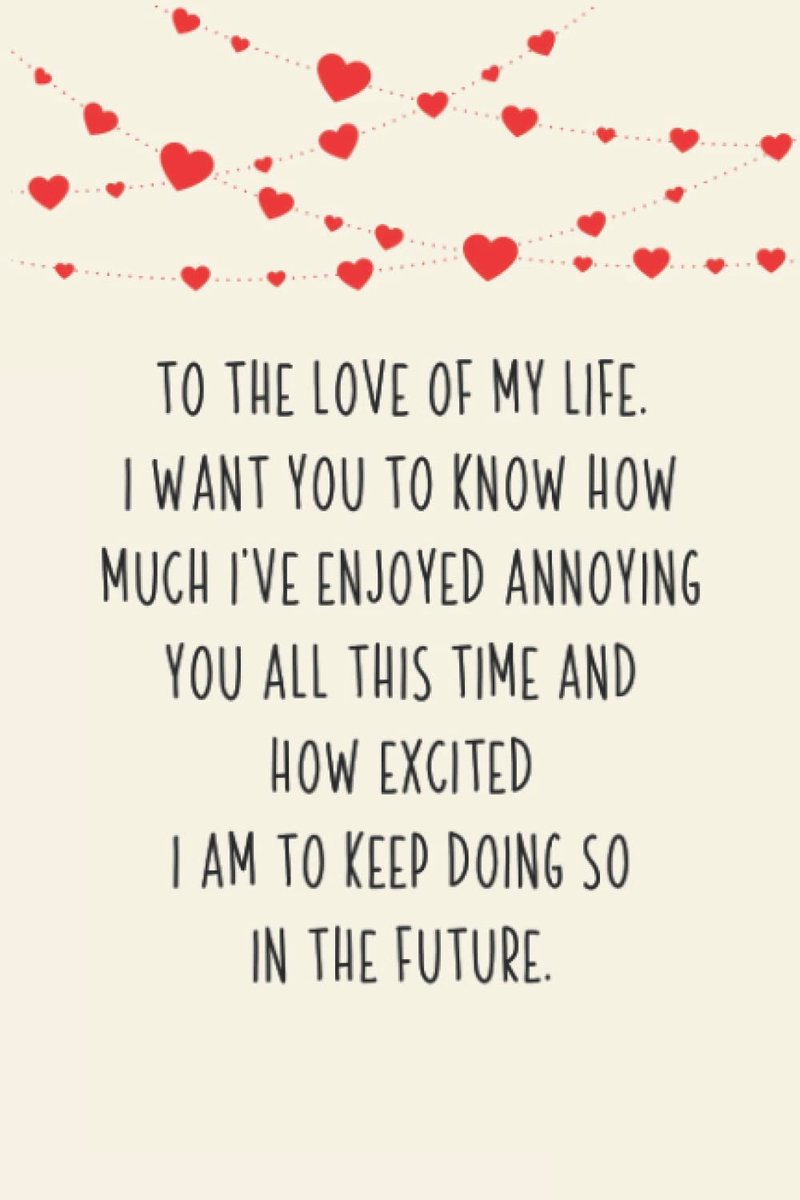 The Love Of My Life: Valentines Day Gifts For Her or Him | Girlfriend, Wife Funny Gift | Valentines Day Cards Alternative