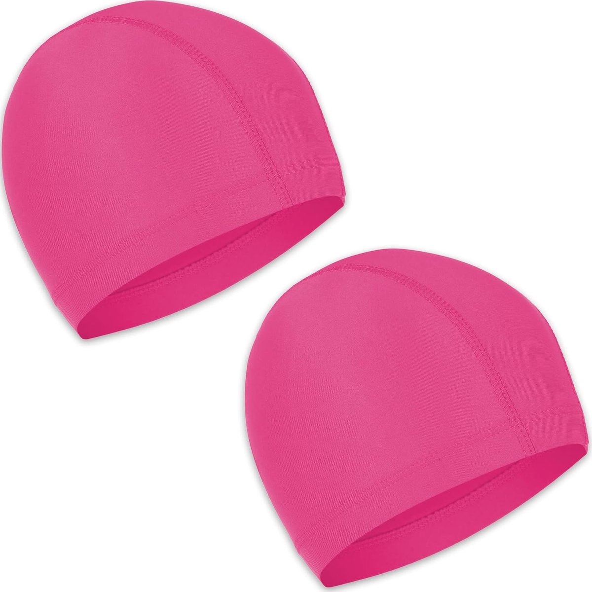 Zwemmutsen (2 Stuks), Zacht en Elastisch Zwemcap Badmuts Voor Kinderen, Dames en Heren, Ideaal voor Gebruik in Zwembaden