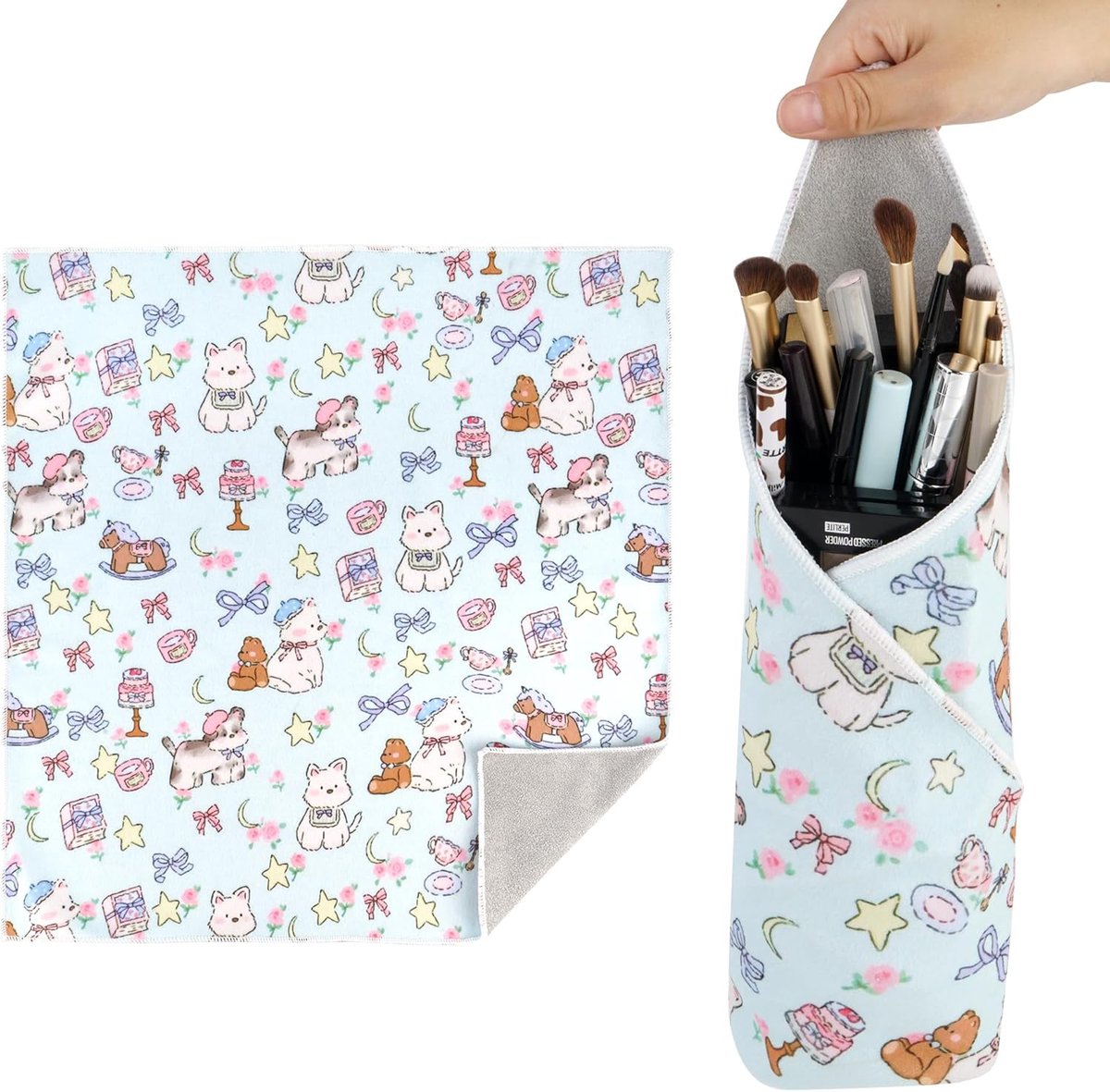 Way Magic Protective Wrap zelfklevende beschermhoes, krasbestendig, stofdicht en wasbaar doek voor camera’s, lenzen, elektronica en cosmetische producten, 35×35 cm