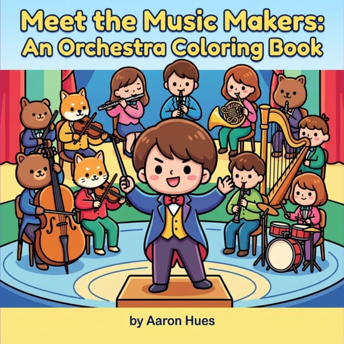 The Music Makers: An Orchestra Coloring Book