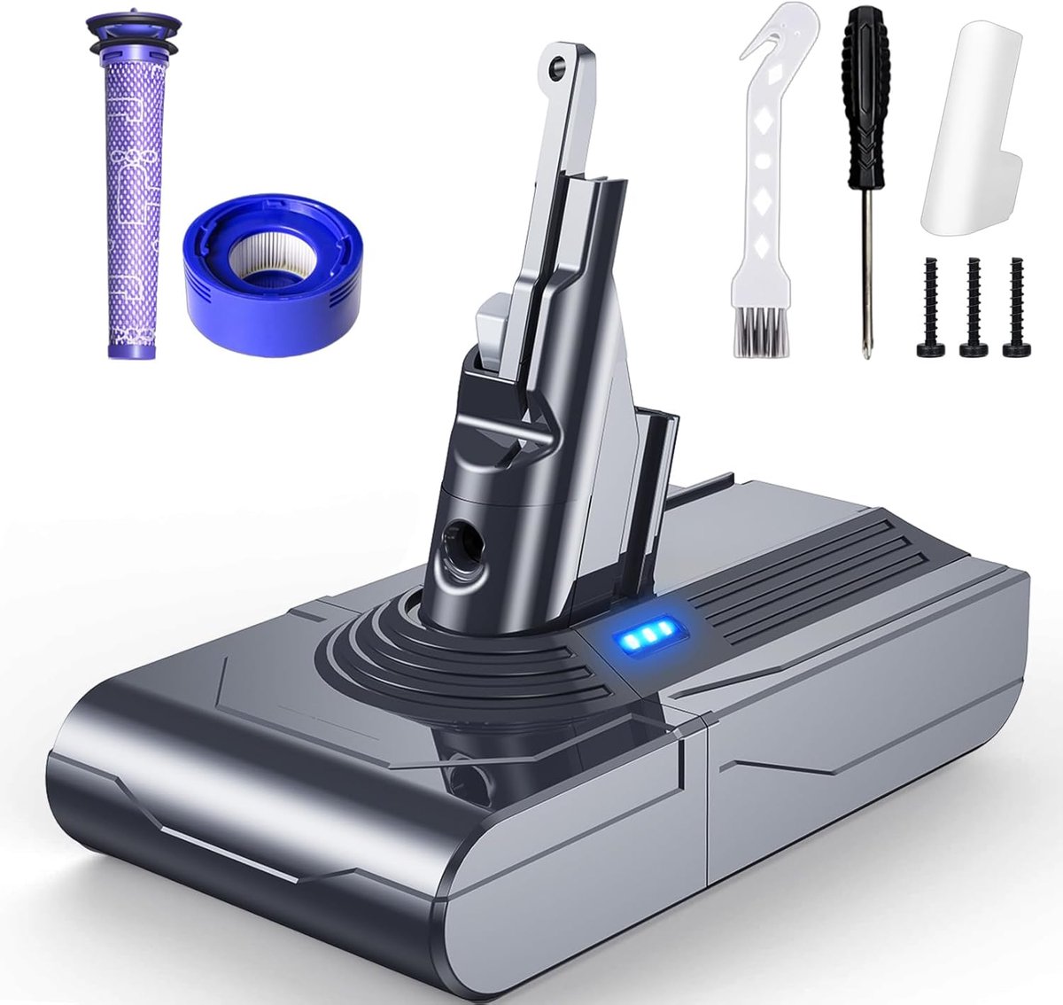 6000mAh Accu voor Dyson V8 Accu