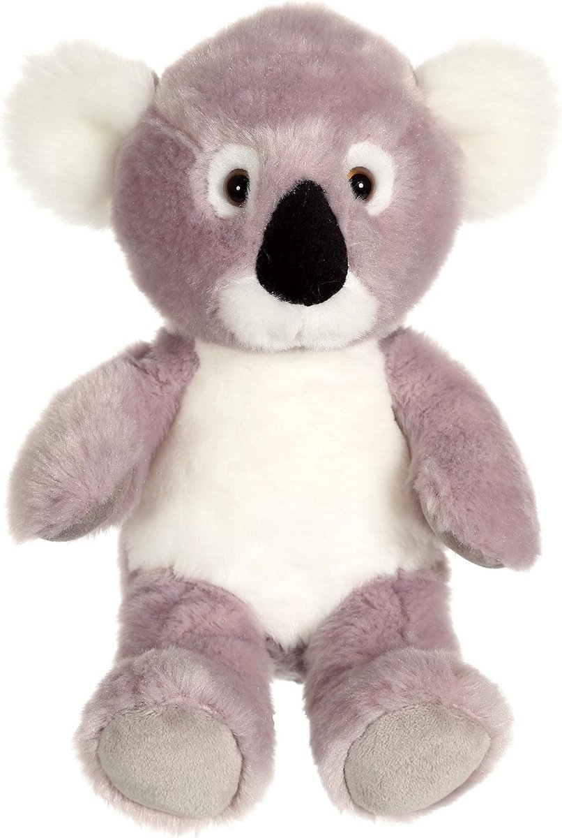 Pluche dier, grijs, 20 cm