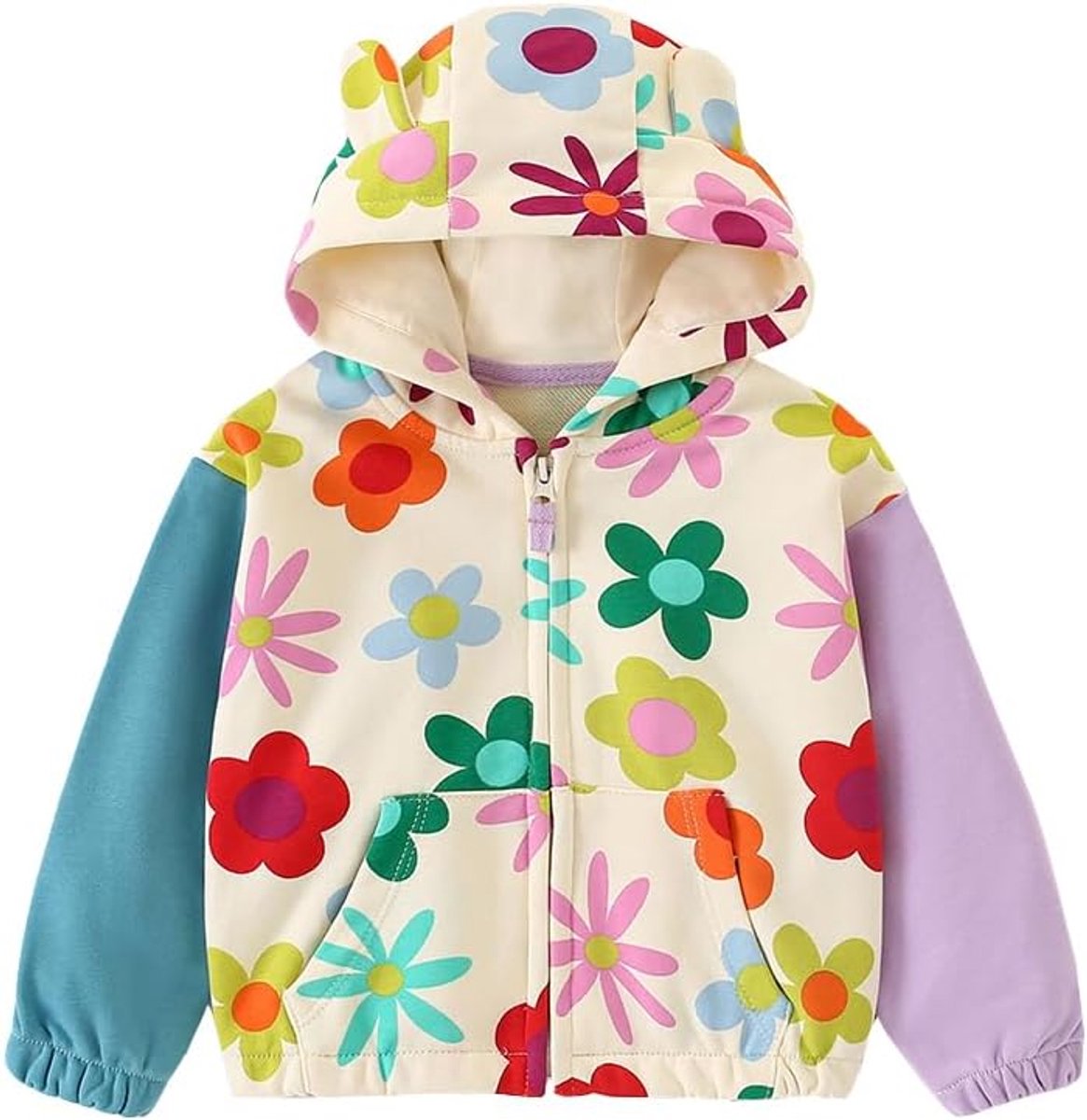 Jas voor meisjes, sweatshirt, ritssluiting, lange mouwen, kleding voor kinderen, herfst, winter, leeftijd 1-8 jaar