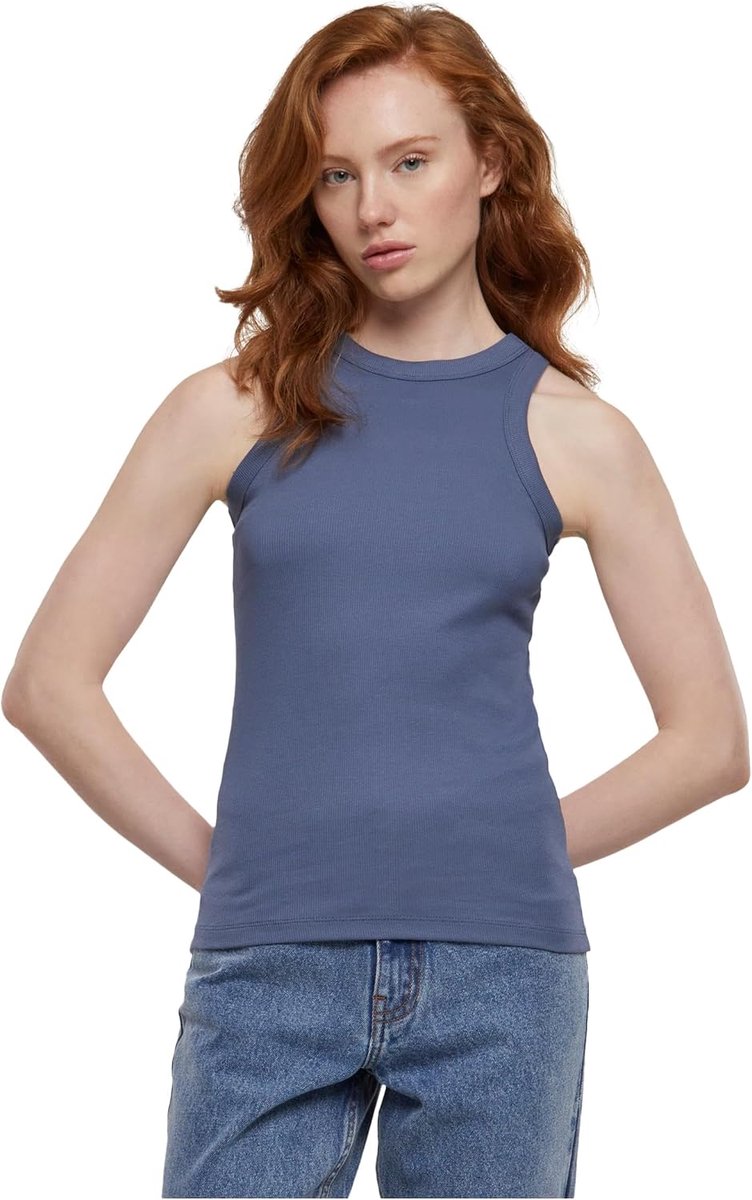 Classics Dames Racer Back Rib Top dames Ondershirt