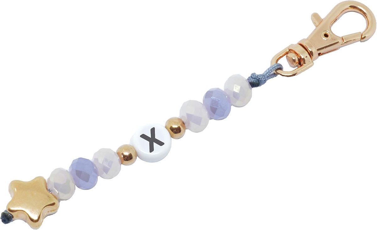 Sleutelhanger met letters Handmade - incl. geschenkverpakking