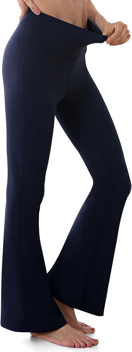 Flared Legging Hoge Taille Bootcut Yogabroek Comfortabele Loungebroek voor Workout, Sport, Casual en Kantoor