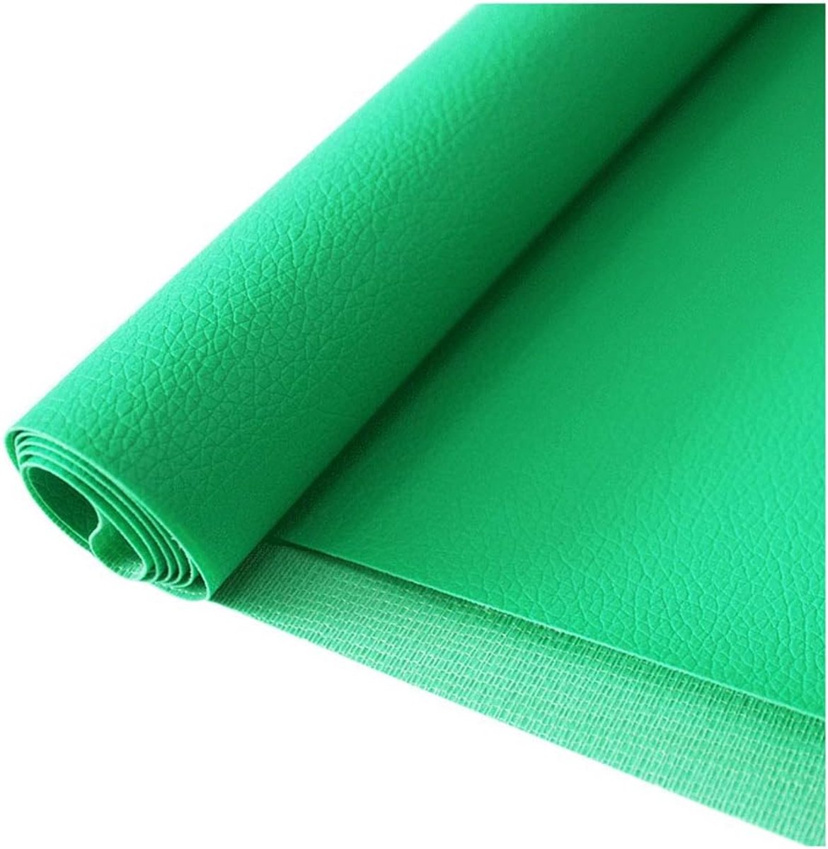 Wangk Kunstleer Kunstleer Vinyl Lederen Doek Bekleding Stof Materiaal Gegreineerd Kunstleer Stof Kunstleer Kunstleer Stoffering Kunstleer Stretch Stof PVC Materiaal-Groen 1.38x4m