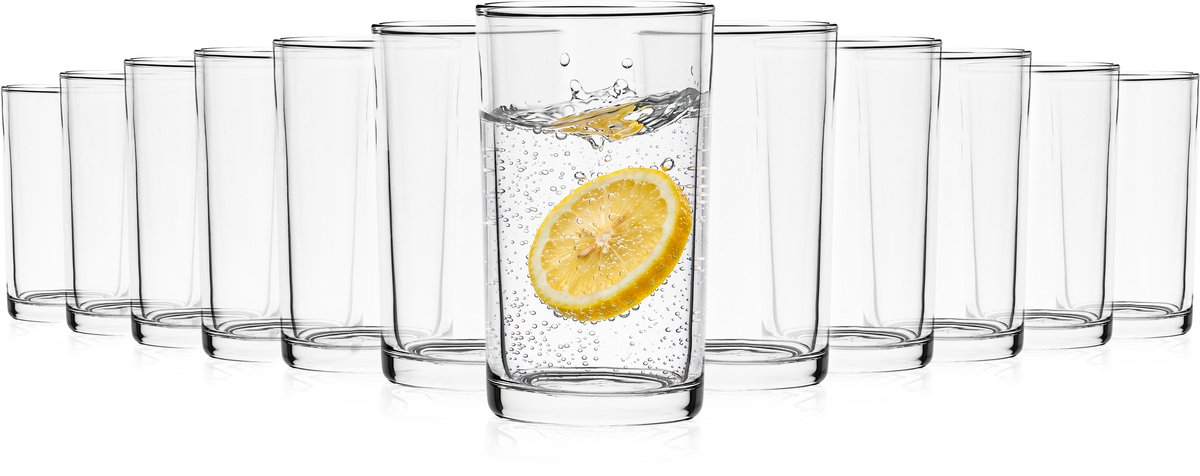 Springos Drinkglazen Set van 12 - 200 ML