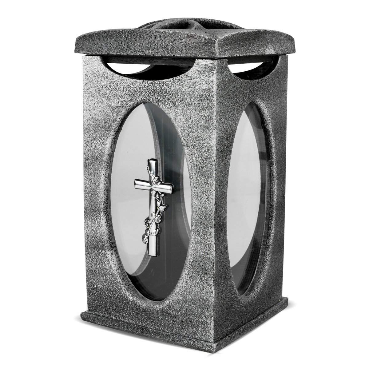 Merkloze Hars Graflicht 29 cm Zilverkleurig - Stijlvolle Herdenking