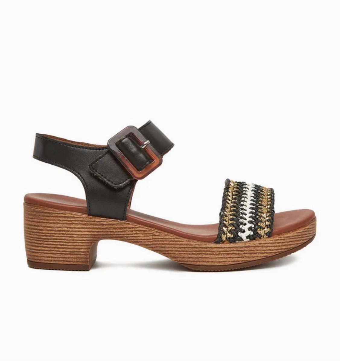 Remonte sandalen met hak D0N58-03 Zwart kombi maat 40