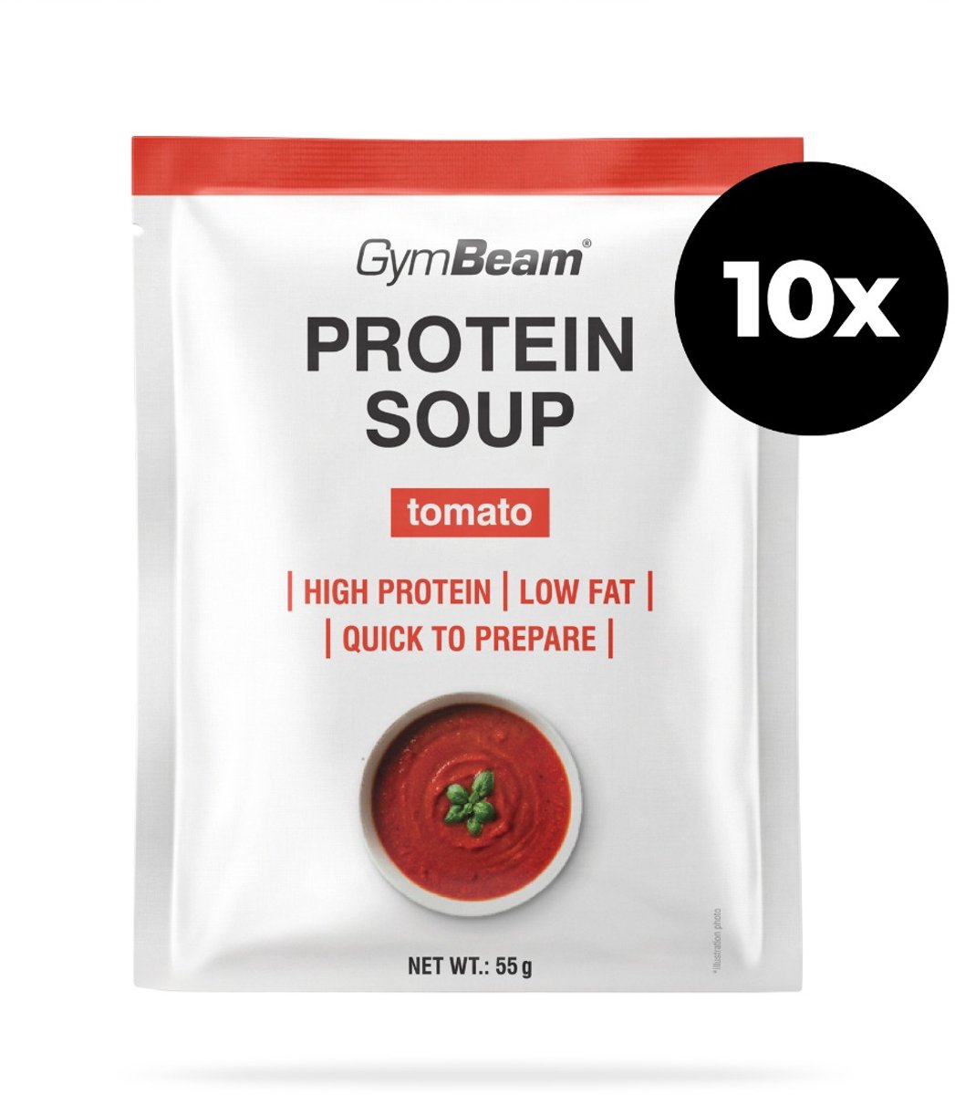 GymBeam Protein Soup tomato 10 x 55 g