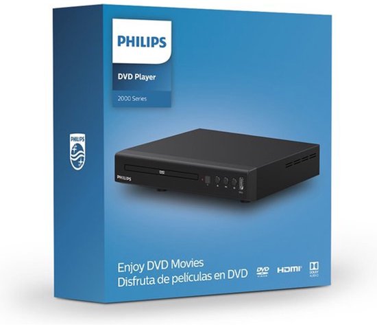 Philips TAEP200/20 - DVD-speler - 2021 Model - (2000 series) met CD-ondersteuning - Zwart van Philips Sound — afbeelding 2
