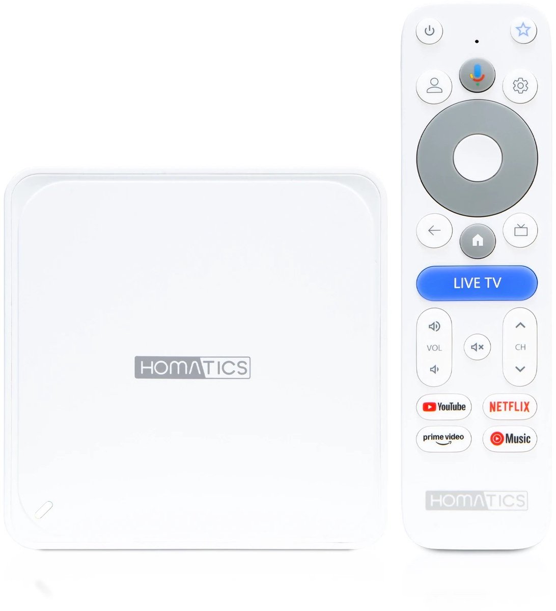 Homatics Box Lite 4K V2 Google TV-multi mediaspeler