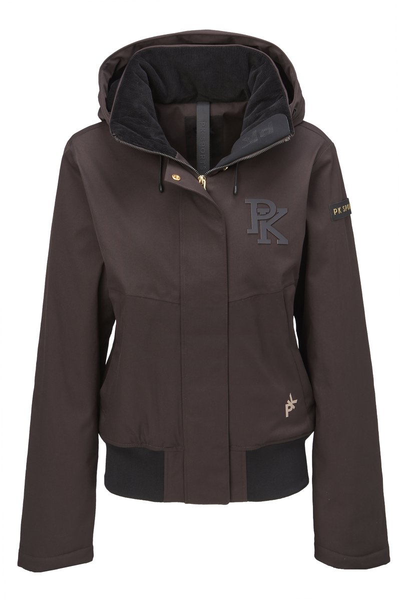 PK International - Powerdale - Winterjas - Bomber - Waterdicht - Winddicht - capuchon - Coffee - Donkerbruin - XS/34