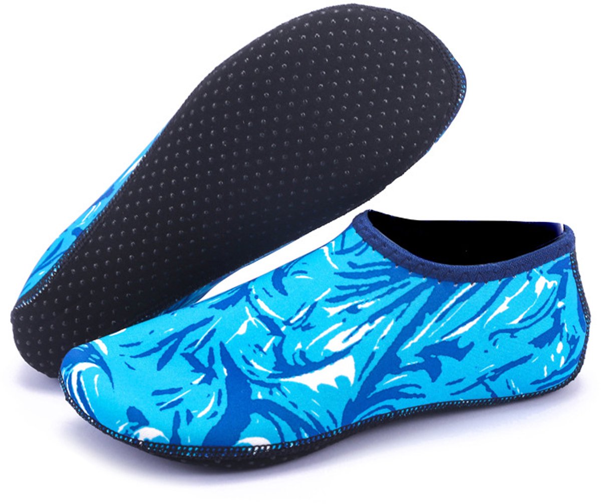 2 paar unisex watersokken, waterschoenen, indoor yogasokken | strand, surfen, duiken, zwembadslippers voor volwassenen,Camouflageblauw - xxxs
