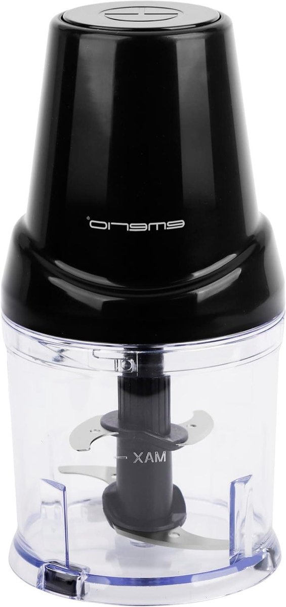 Elektrische Hakmolen Keukenmachine Mini Chopper Ingrediënten Fijnmaken 4 Roestvrijstalen Messen 500 ml Zwart
