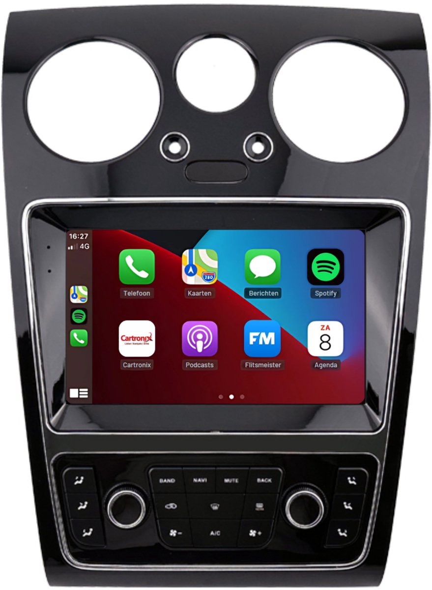 CarPlay autoradio geschikt voor Bentley Flying Spur | 2005 t/m 2011 | Cartronix CTX-991601-FSBL | 2005 2006 2007 2008 2009 2010 2011 | 9 inch | Android 15 | Draadloos Apple CarPlay & Android Auto | 4GB + 64GB | Bluetooth & Wifi