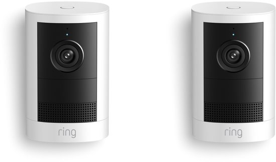 Ring Outdoor Camera Batterij 2e Generatie Wit Duo Pack
